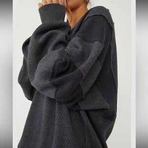 Free People We the Free Callisto Oversized Henley Top